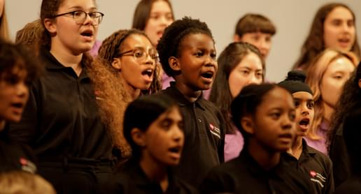 Photograph of the Children's Chorus