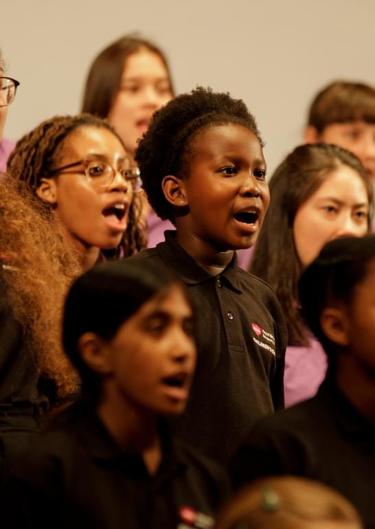 Photograph of the Children's Chorus