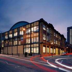 CBSO Centre exterior at night