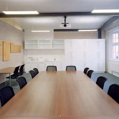 CBSO Centre Meeting Room with a large table and chairs
