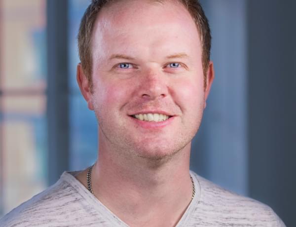 Headshot of trombonist Richard Watkin.