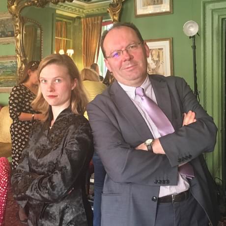 An image of Stephen Maddock and Mirga Gražinytė-Tyla stood side by side