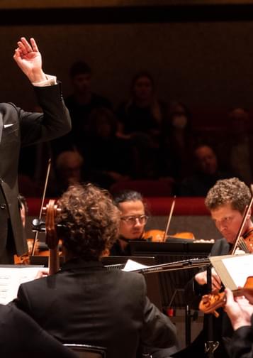 Fabien Gabel conducting the CBSO