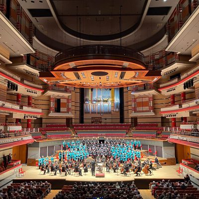City of Birmingham Choir performing with the CBSO in Symphony Hall.